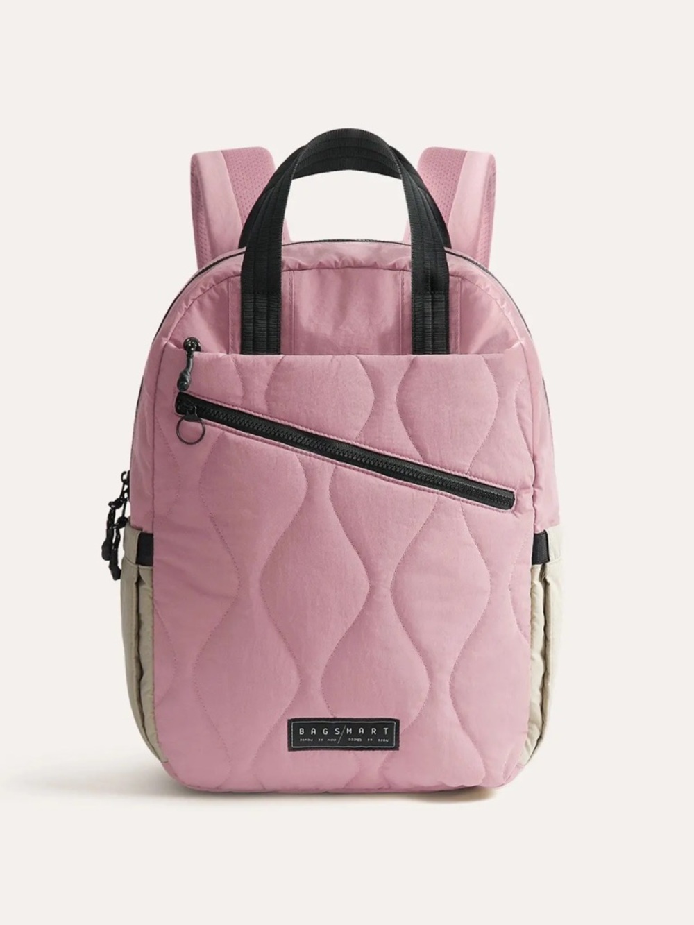 New BagSmart Paz 23L Backpack in Crepe Pink.